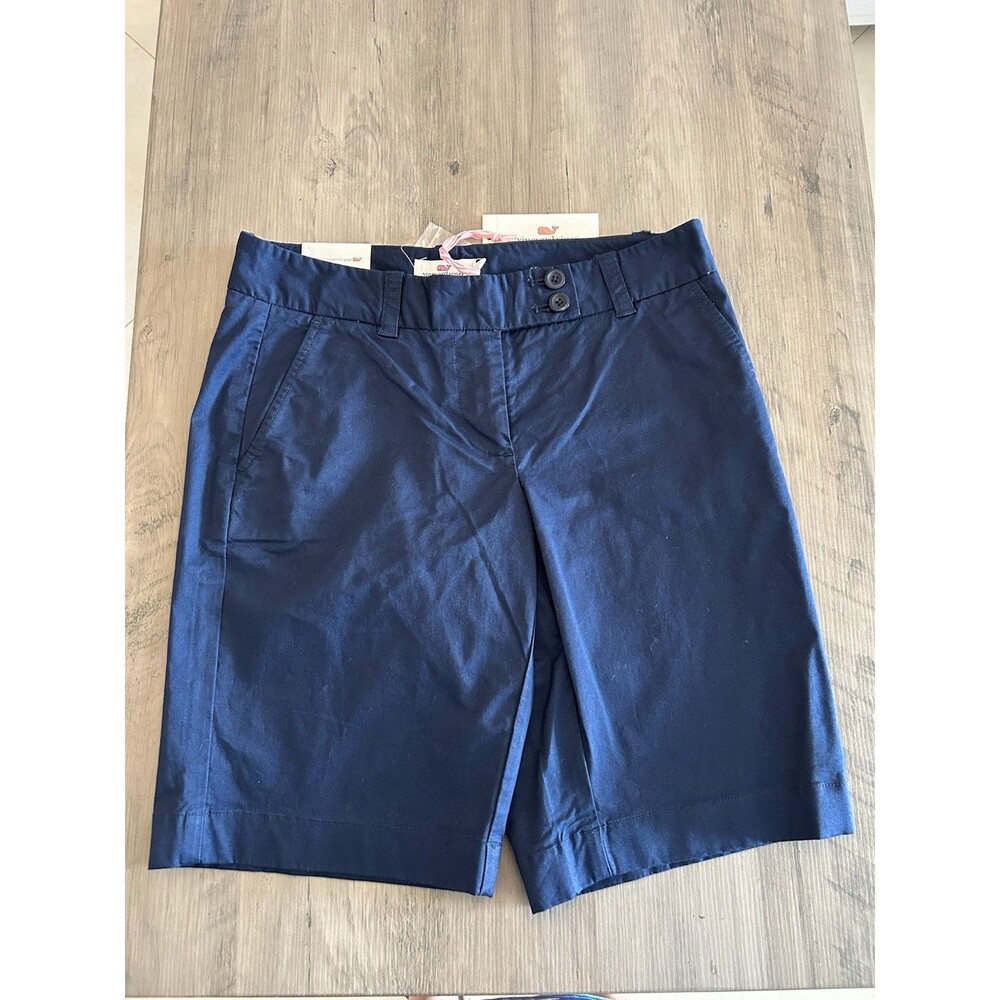 NEW! Vineyard Vines Dayboat Bermuda Short Women’s Size 0 navy Blue